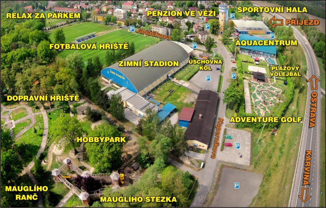 Penzion Ve Vezi Bohumín Exteriör bild